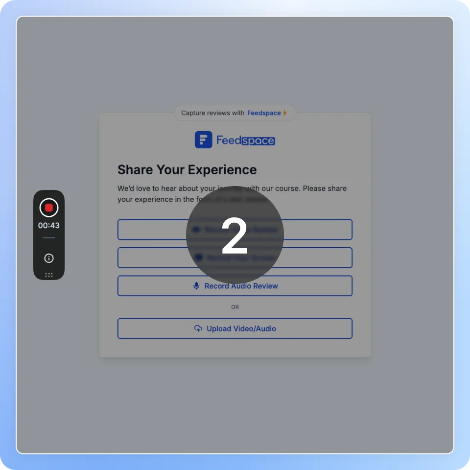 Start Recording Your Screen with Feedspace
