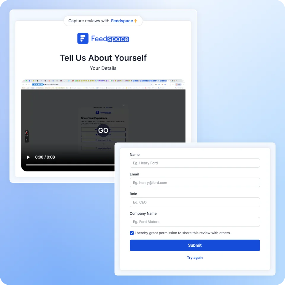 Feedback Screen Recorder by  Feedspace