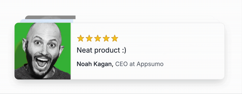 Feedspace integration, including Airbnb, Coursera, Trustpilot, and more