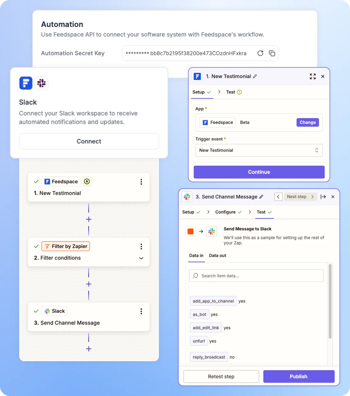 Automate Your Workflow with Feedspace & Zapier