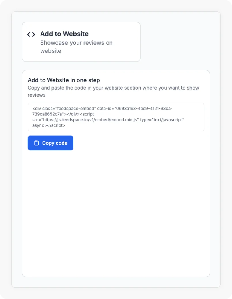 Embed & Publish